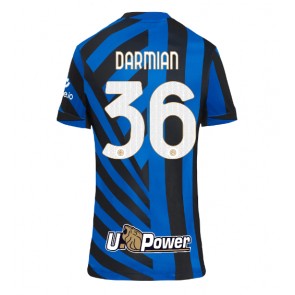 Inter Milan Matteo Darmian #36 Domaci Dres za Ženska 2024-25 Kratak Rukavima